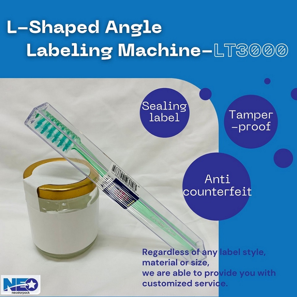 L-Shaped angle labeling machine